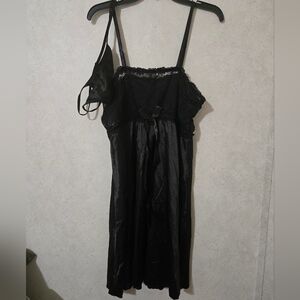 2X BLACK LACEY LINGERIE 2 PC SET